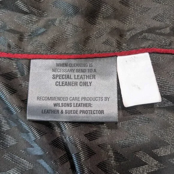 Wilsons Leather Vintage Jacket Size Medium Brown - Picture 5 of 10